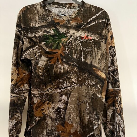 Habit Camo Layering Long Sleeve Shirt, Size Medium - Picture 1 of 4